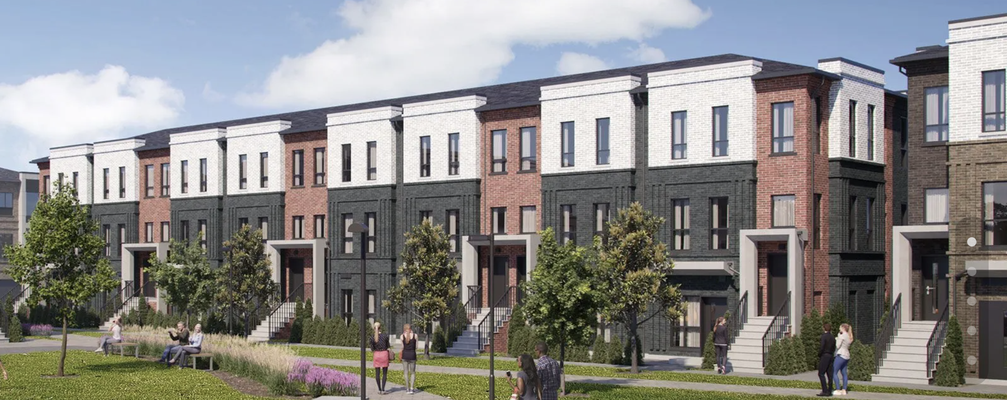 Echo Stacked Towns new construction rendering 1