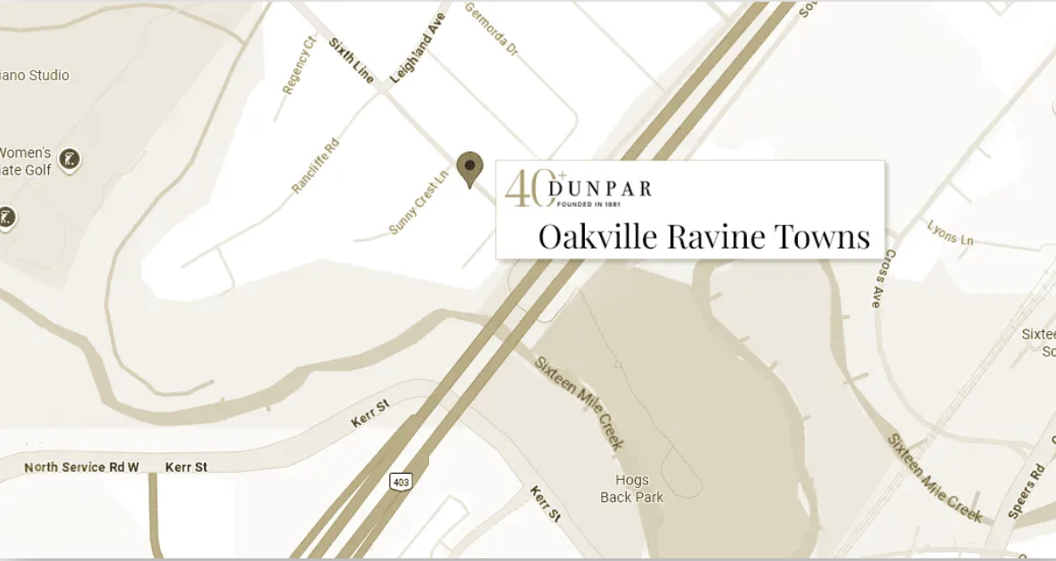 Oakville Ravine Towns