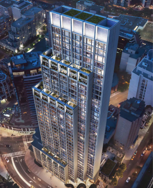 Natasha Residences — aerial rendering