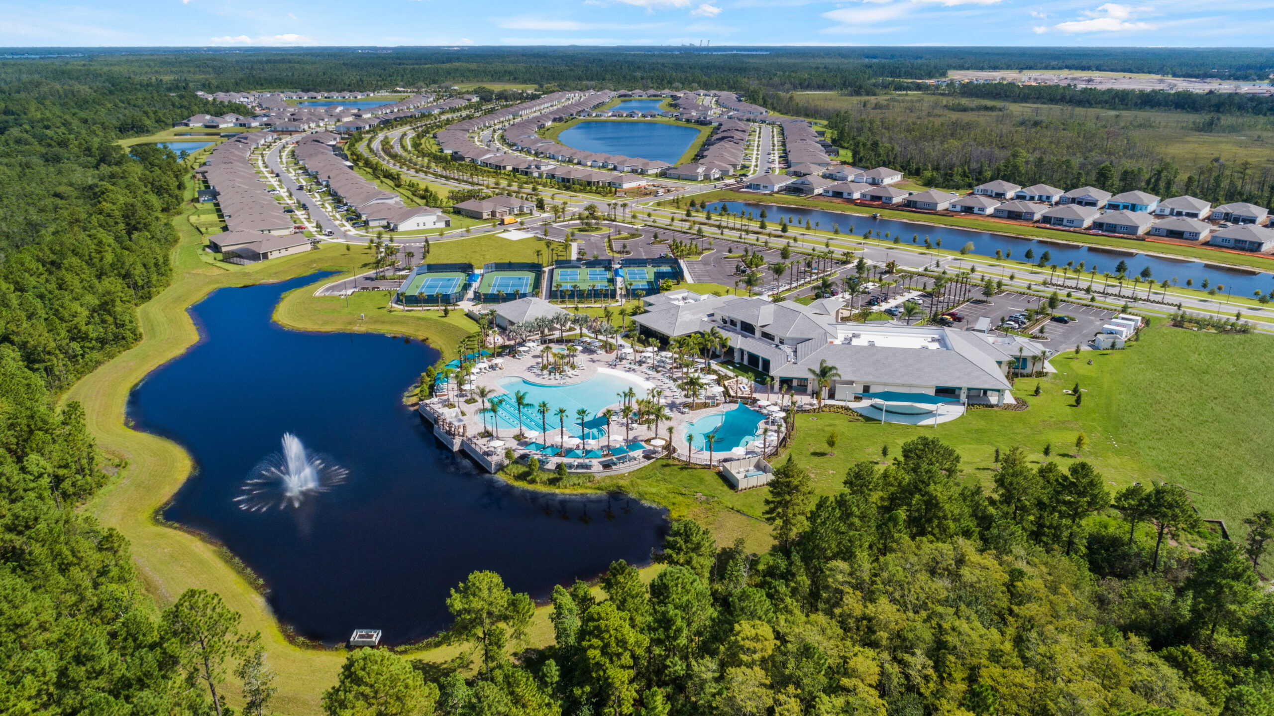 Del Webb Sunbridge — aerial rendering