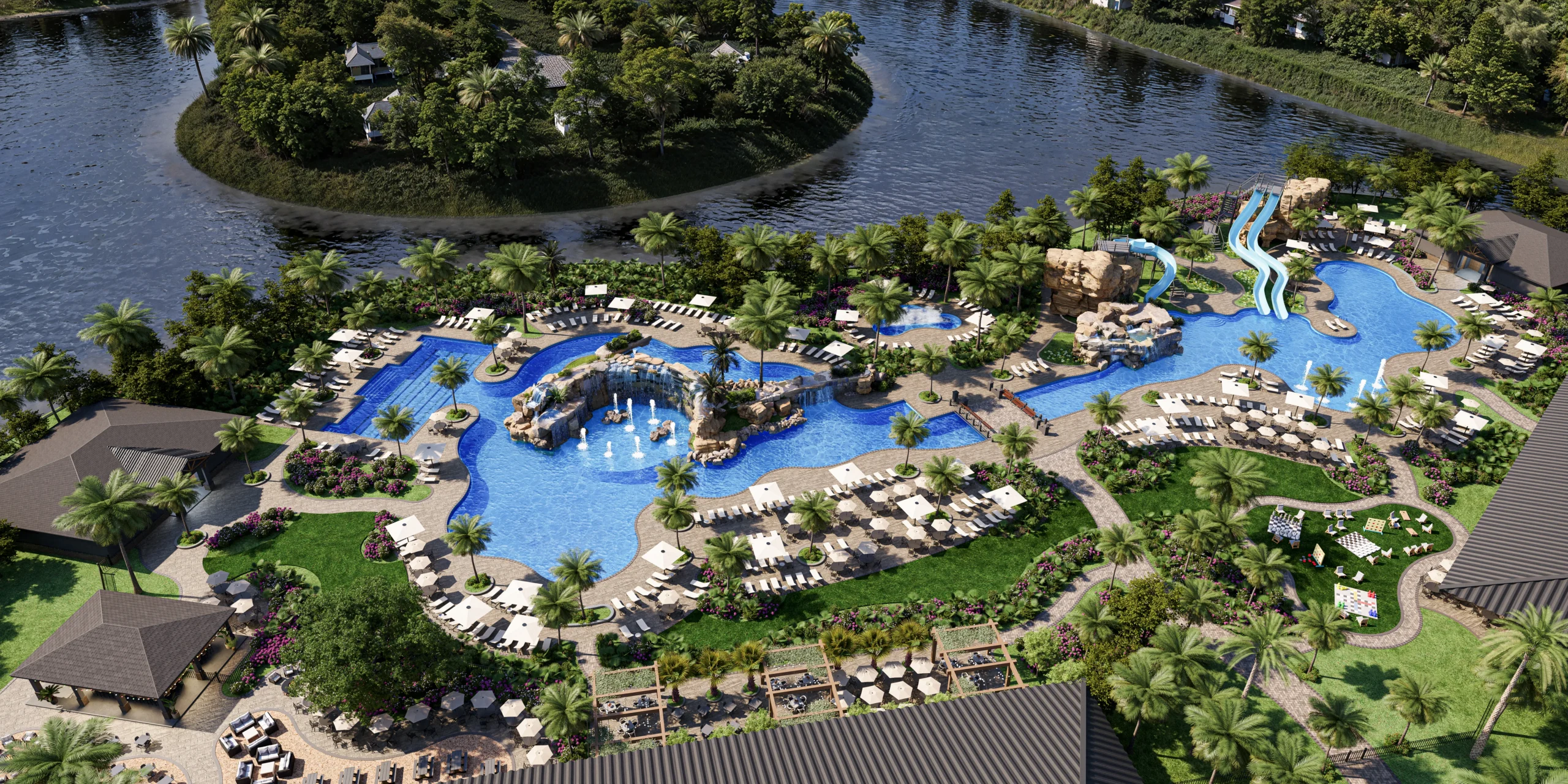 Kingston South — aerial rendering