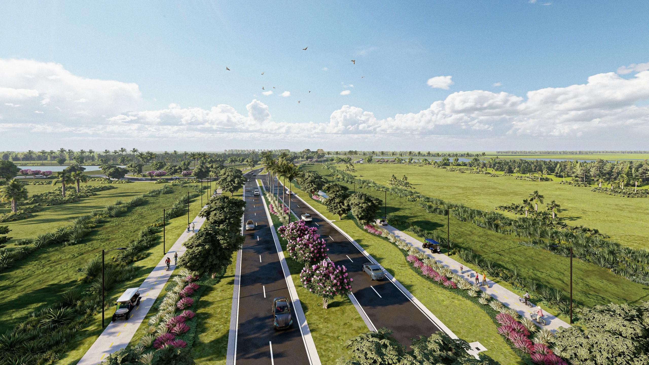 Kingston South — aerial rendering