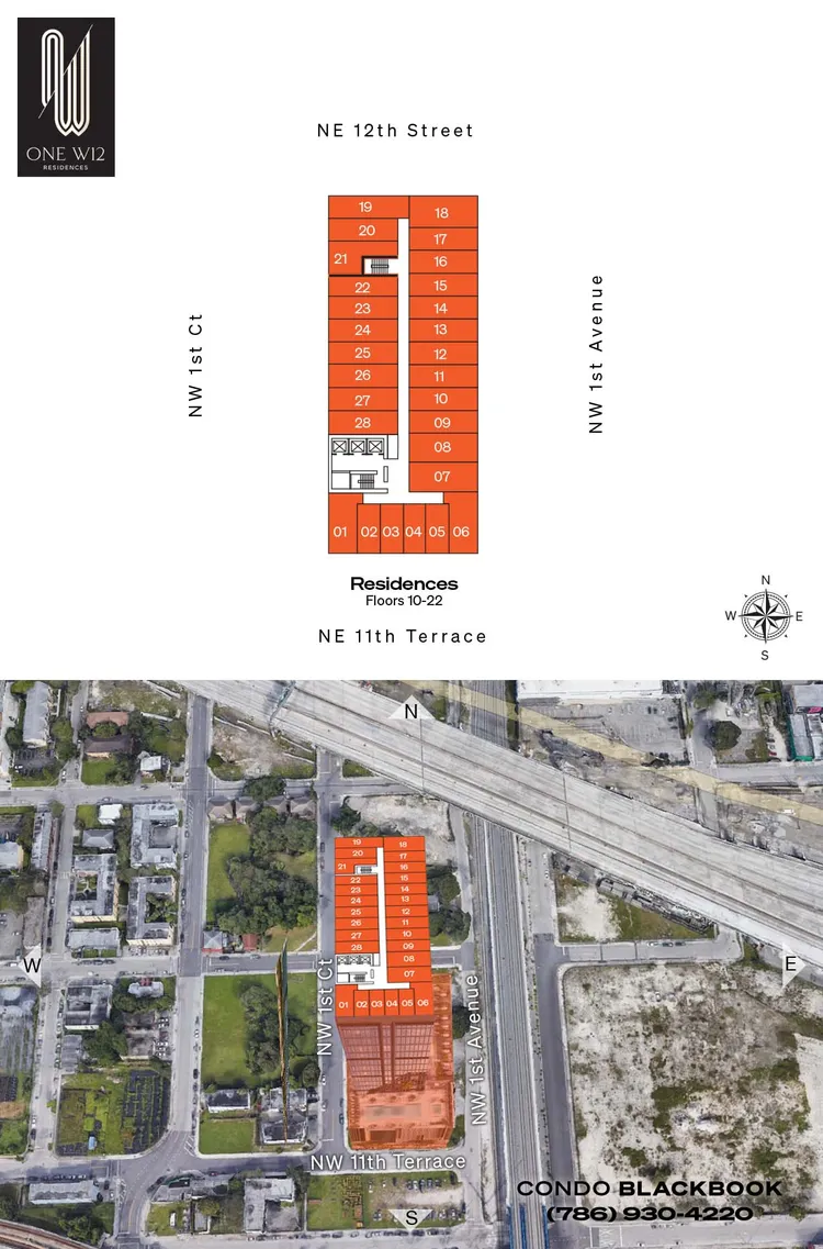 ONE W12 — site map
