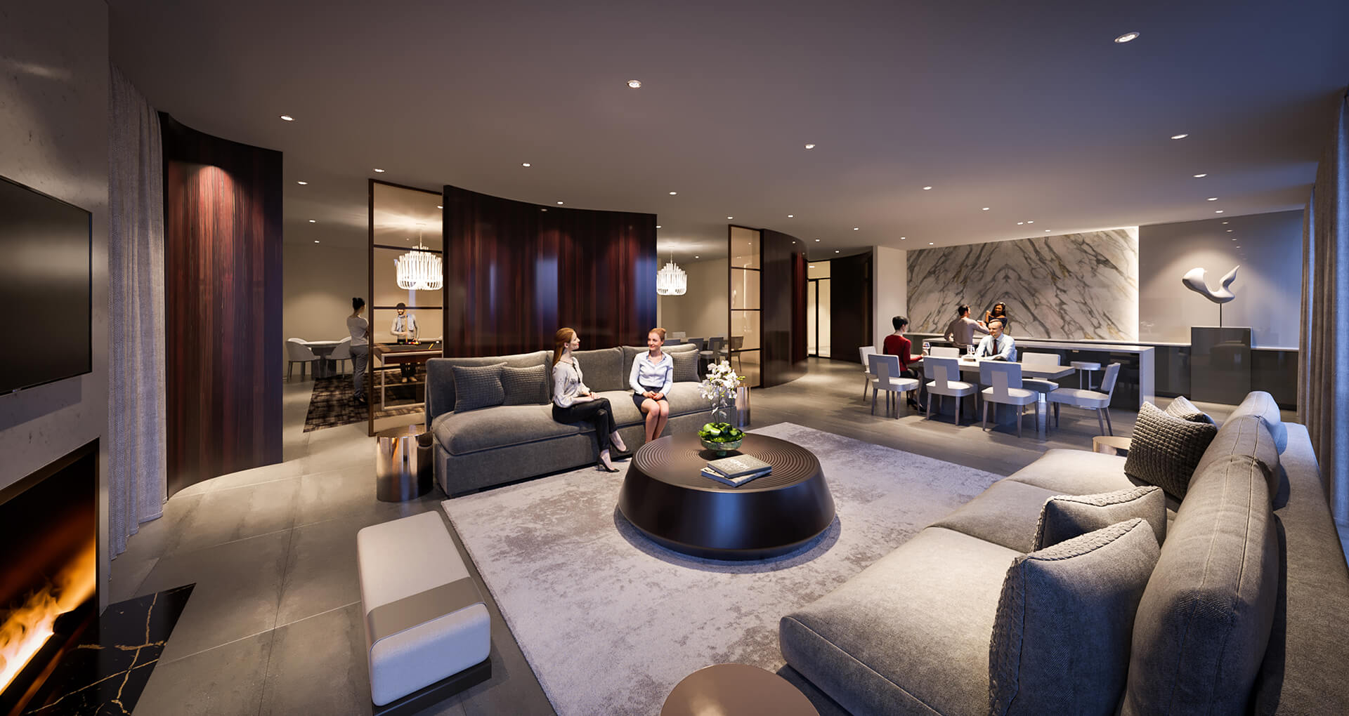 Gallery Condos + Lofts — interior rendering