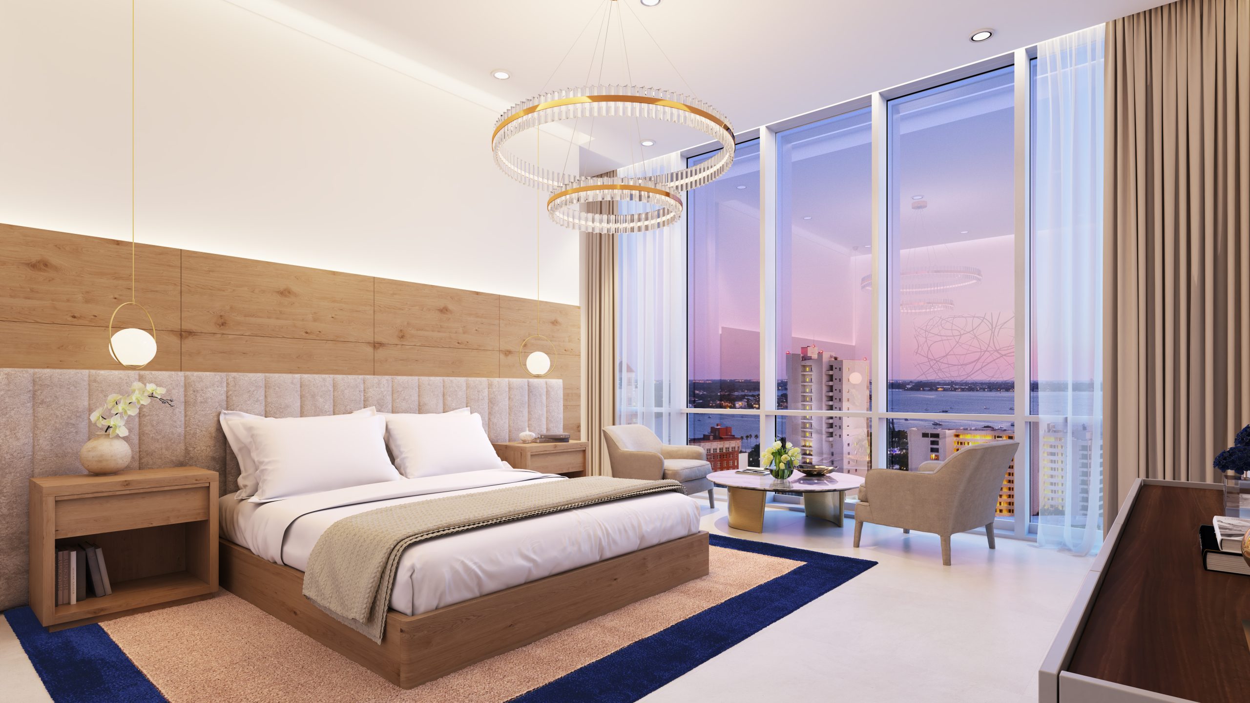 The Edge Sarasota — interior rendering
