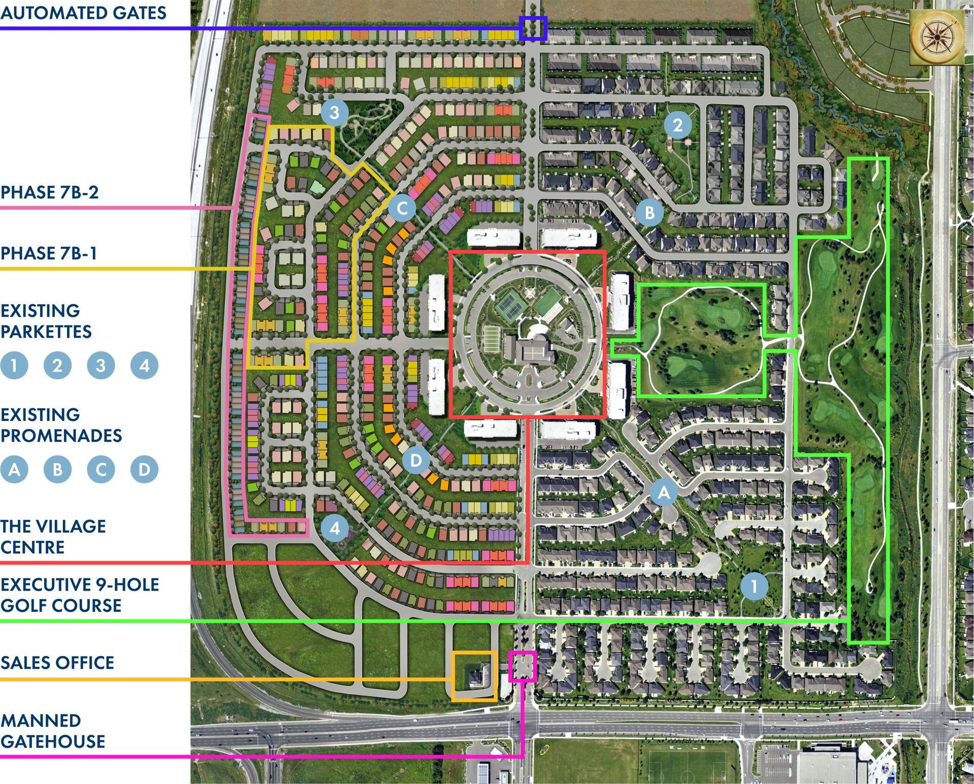 Rosedale Village Brampton Move-in now — site map