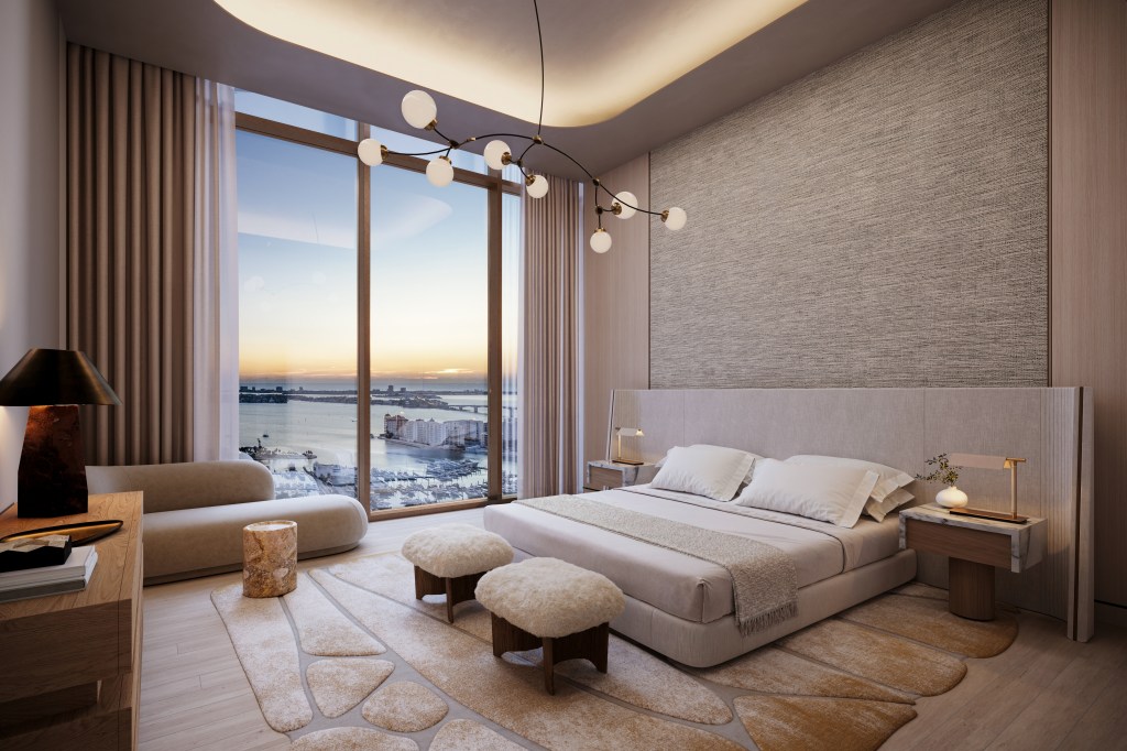 Waldorf Astoria Residences Sarasota — interior rendering