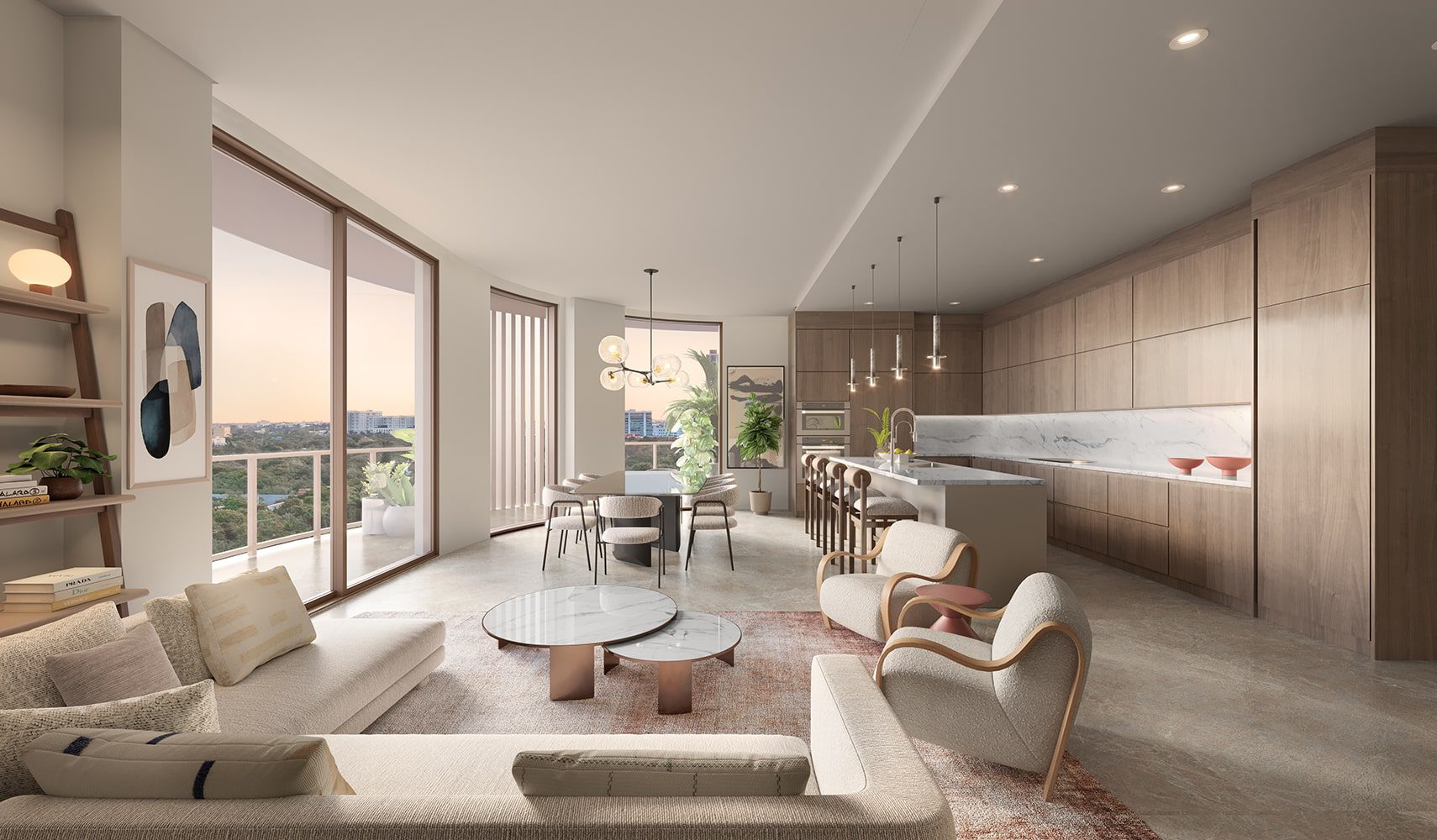 The Lincoln Coconut Grove — interior rendering
