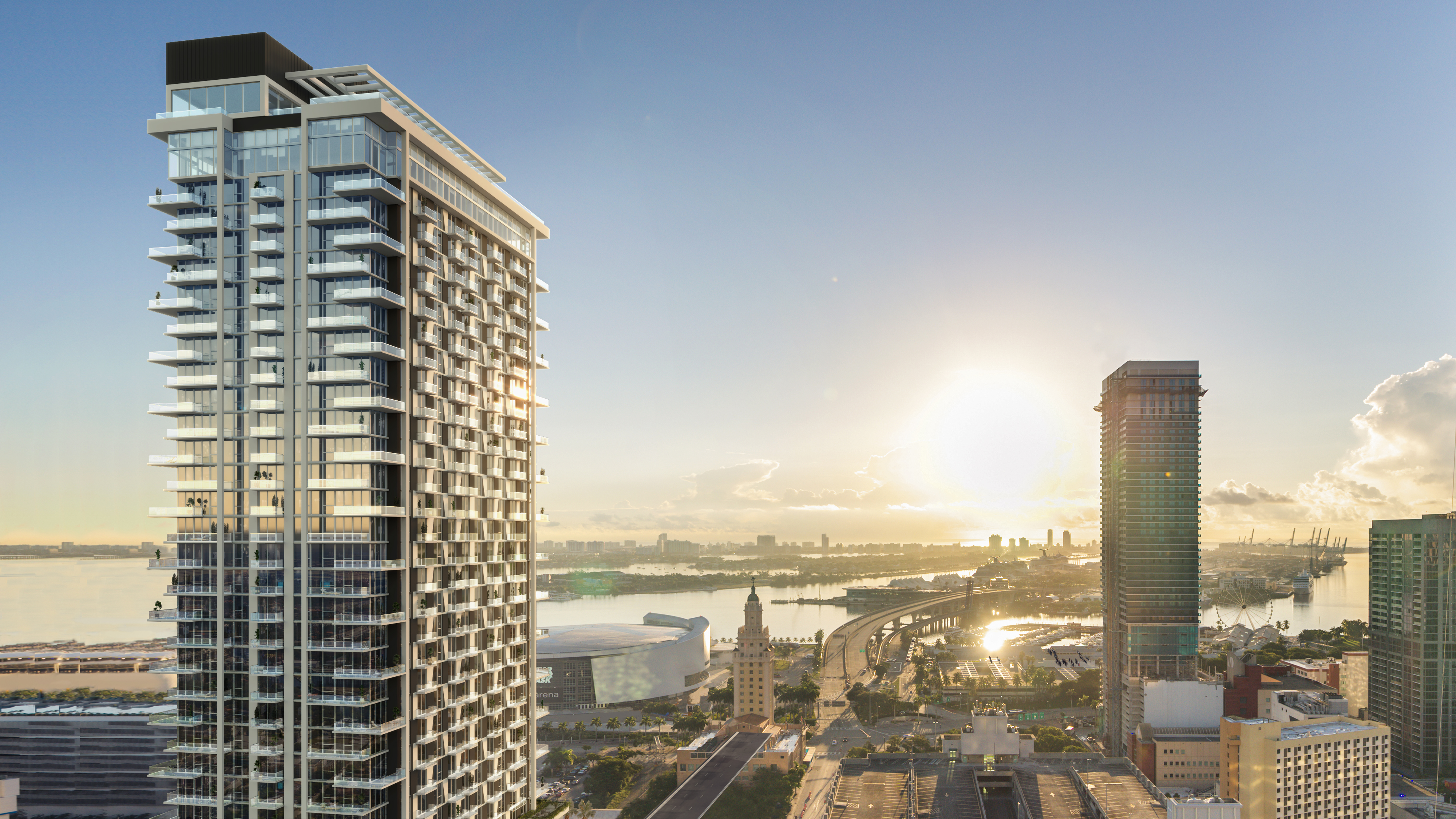 The Crosby Miami Worldcenter — exterior rendering