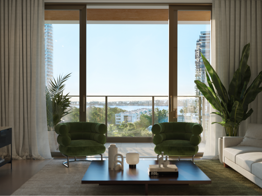 2200 Brickell — interior rendering