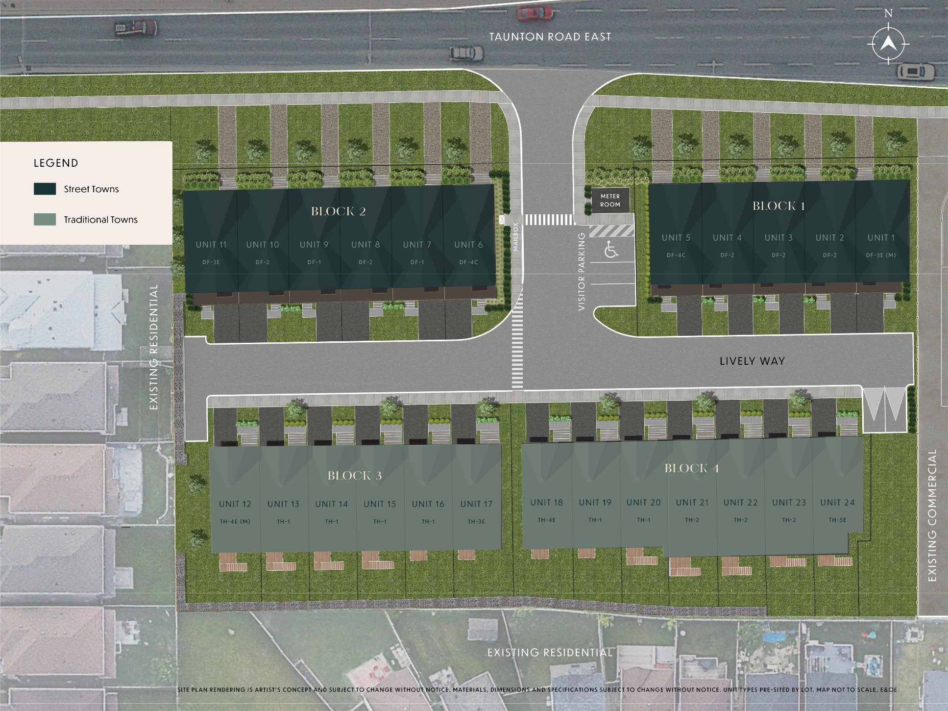 Oak Knoll Single Detached Homes — site map