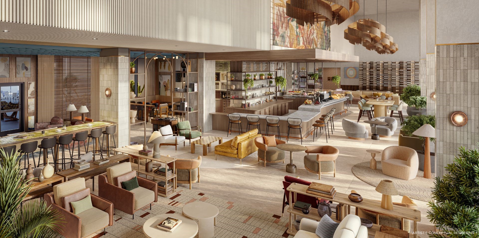 12-story Brickell Condo/Hotel Breaks Ground — interior rendering
