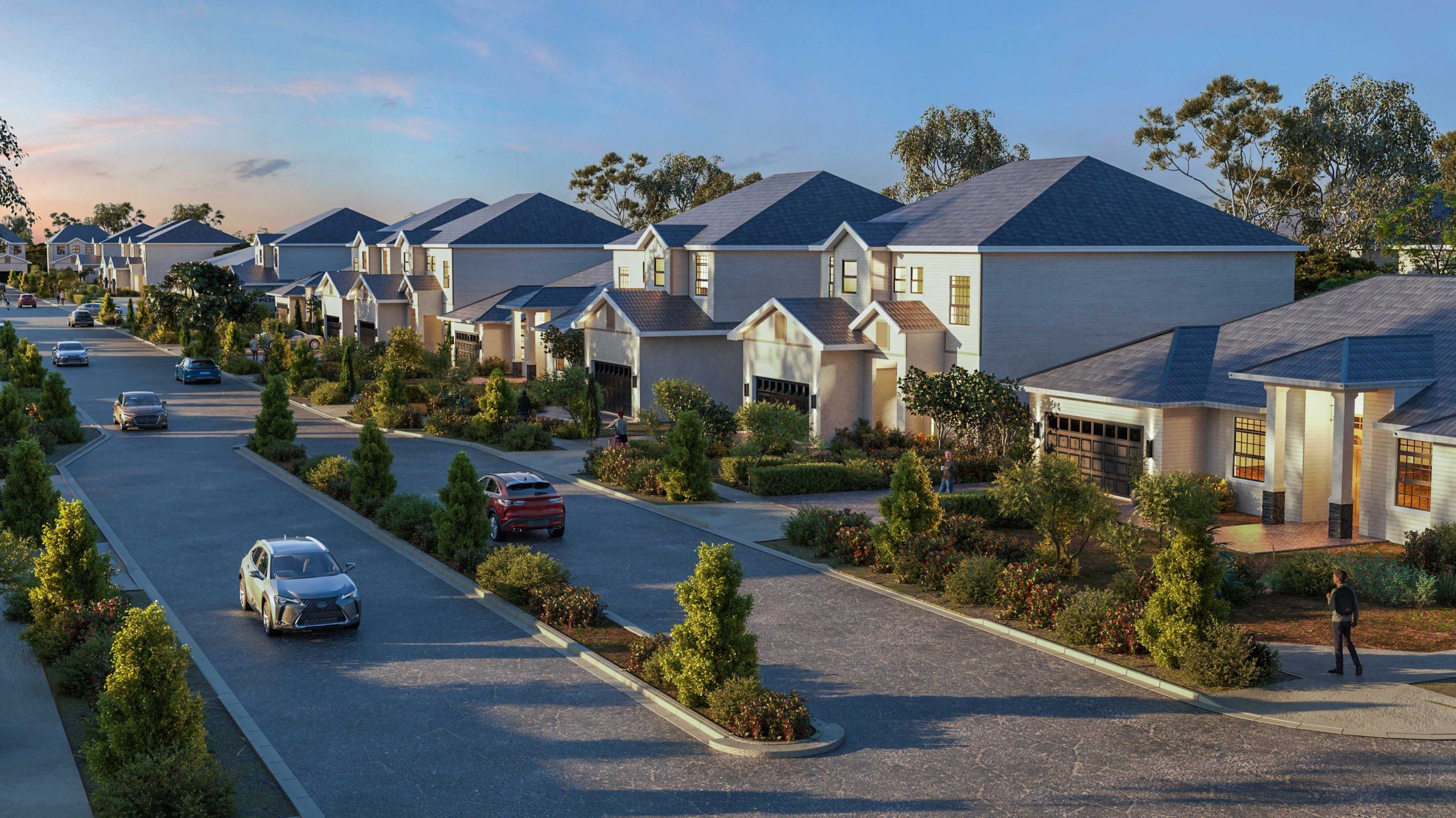 Southern Pines — aerial rendering