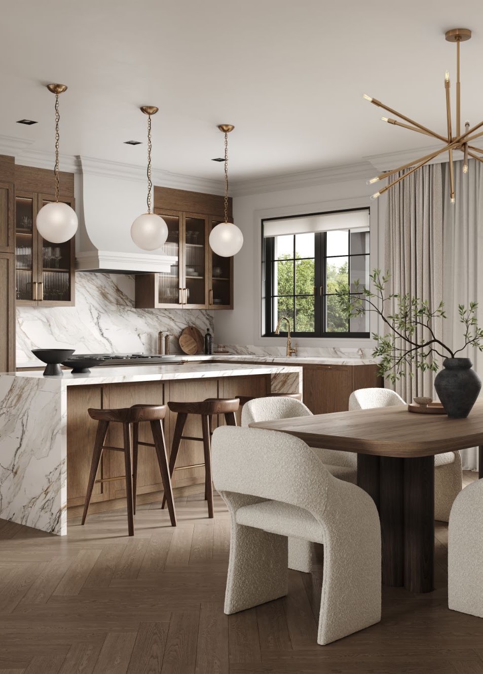 Five Oaks — interior rendering