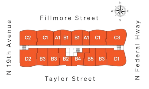 ONE Hollywood Residence — site map