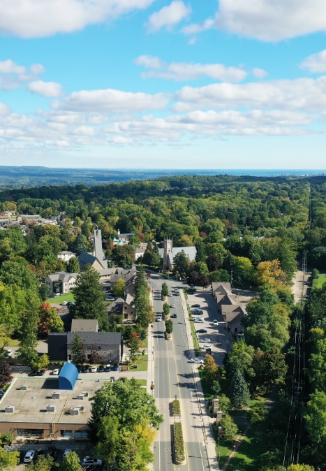 Maywood on the Park — aerial rendering