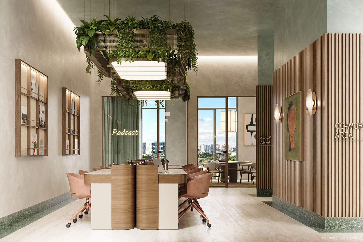Ricardo Dunin Launches House of Wellness-Branded Brickell Condos — interior rendering