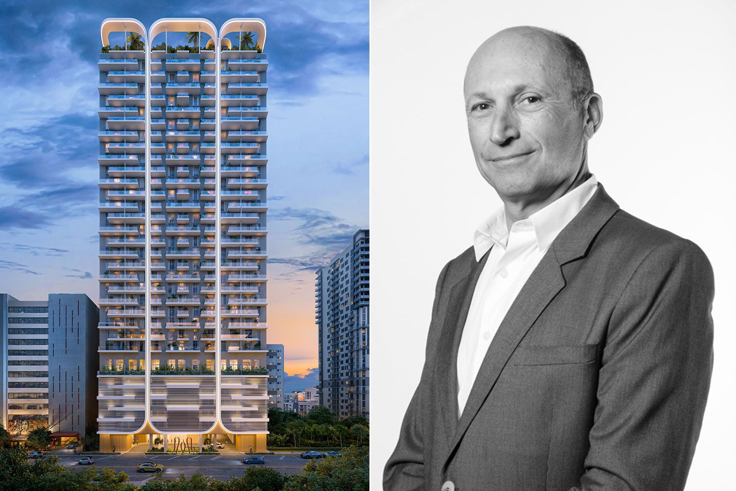 Ricardo Dunin Launches House of Wellness-Branded Brickell Condos — exterior rendering