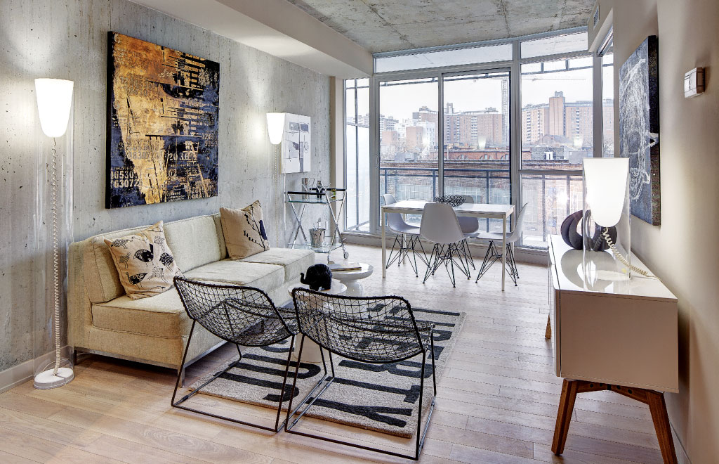 The King East — interior rendering