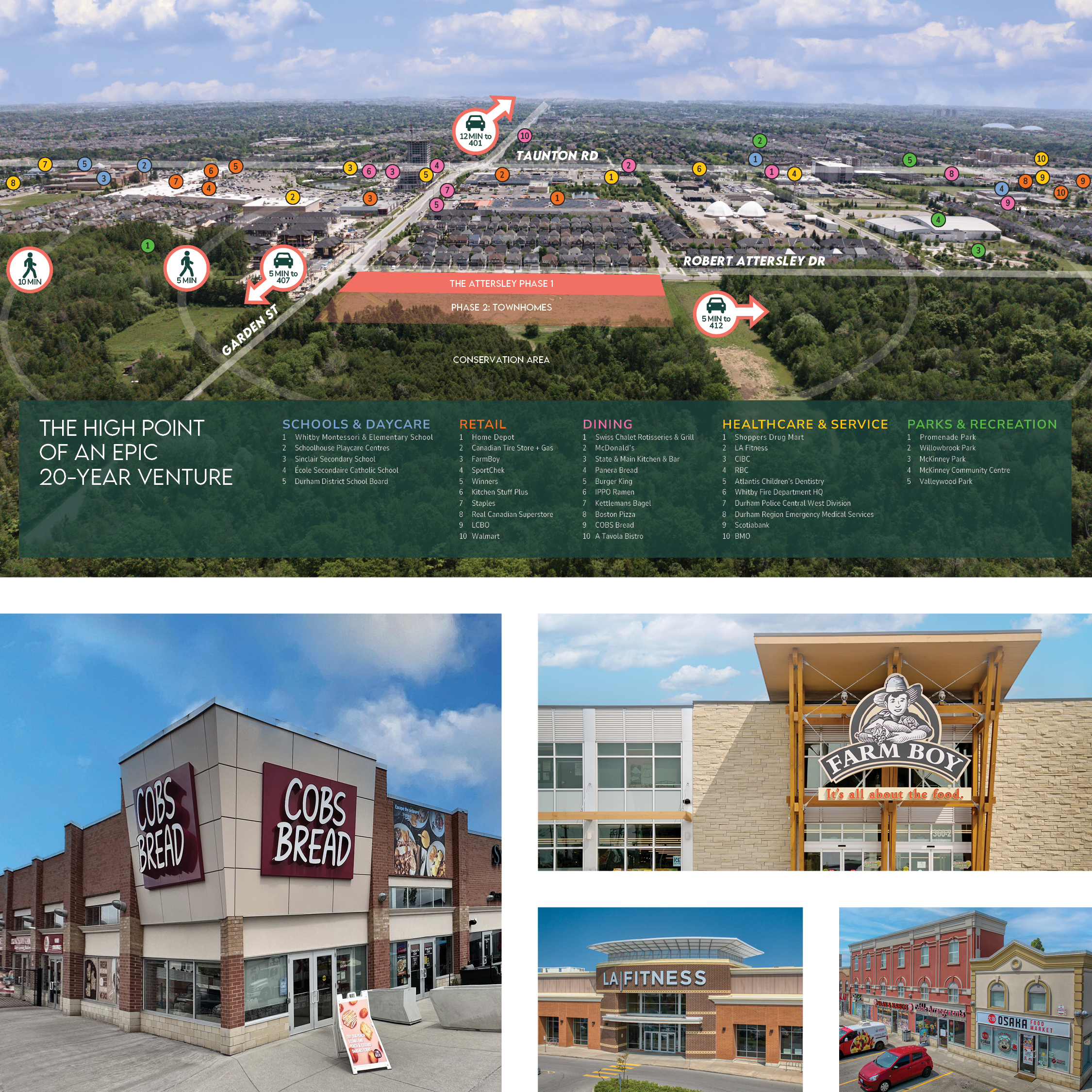 Phase 1 at The Attersley is NOW OPEN — site map