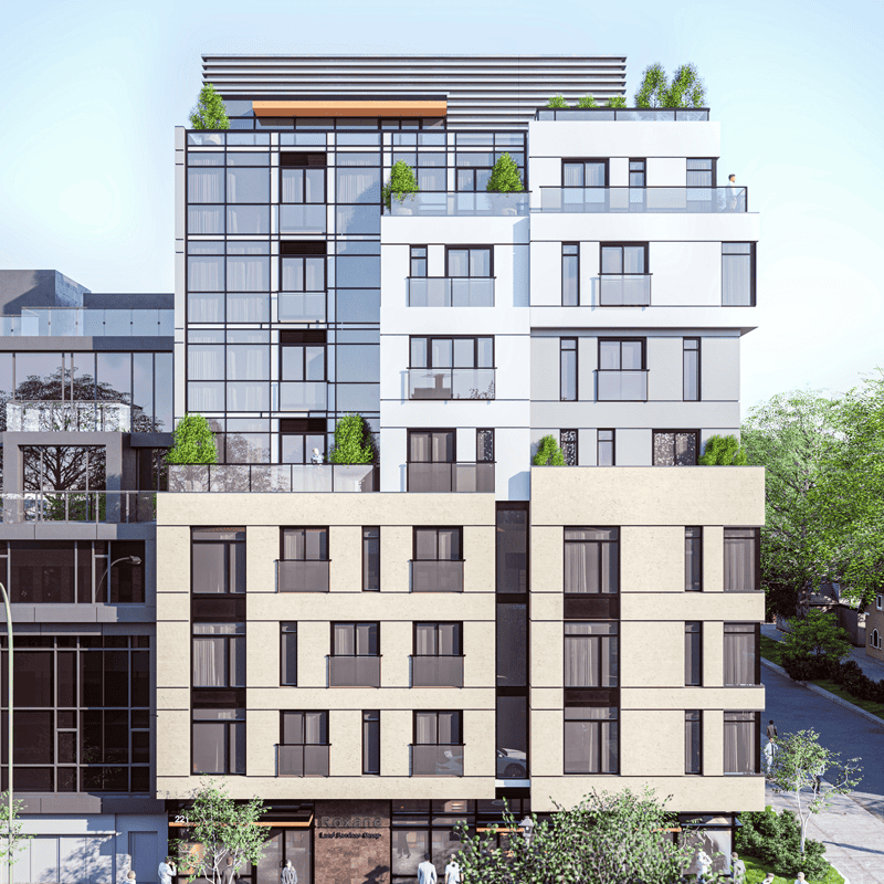 Roxane — exterior rendering
