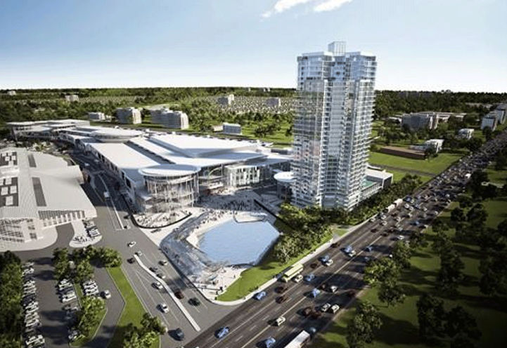 Milliken TOC Condos — aerial rendering