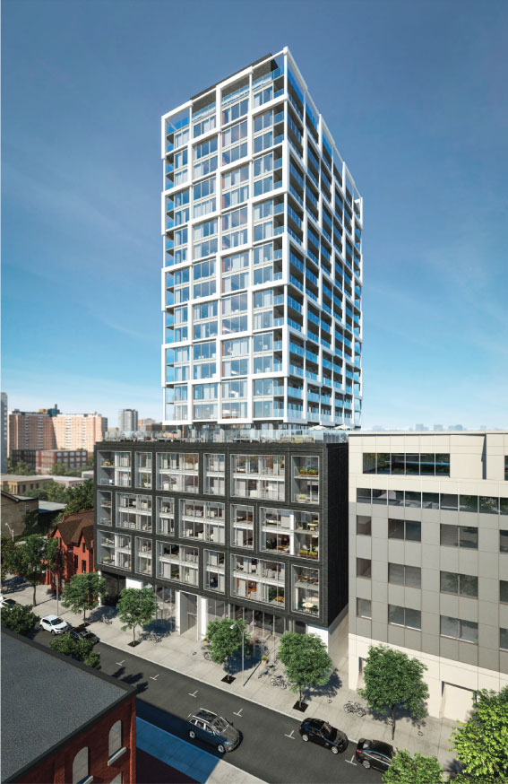 East 55 — exterior rendering