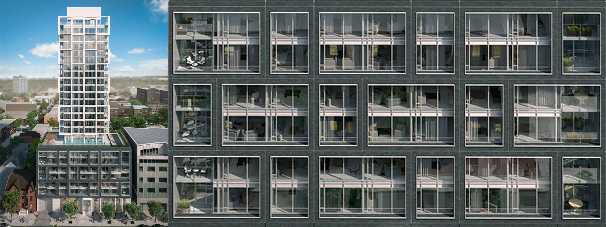 East 55 — exterior rendering