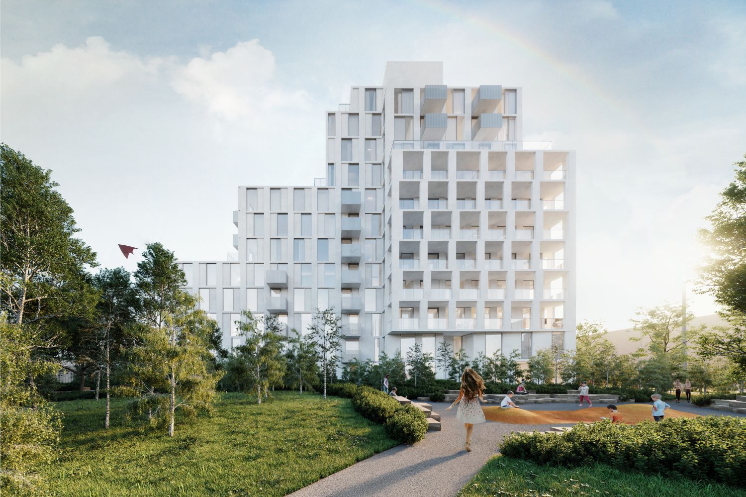 Nørdic Condos — exterior rendering