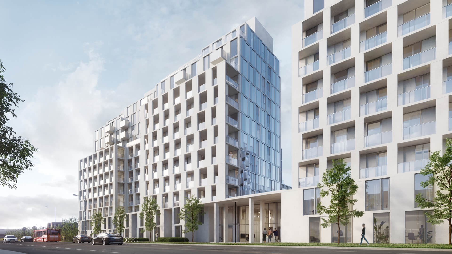 Nørdic Condos — exterior rendering