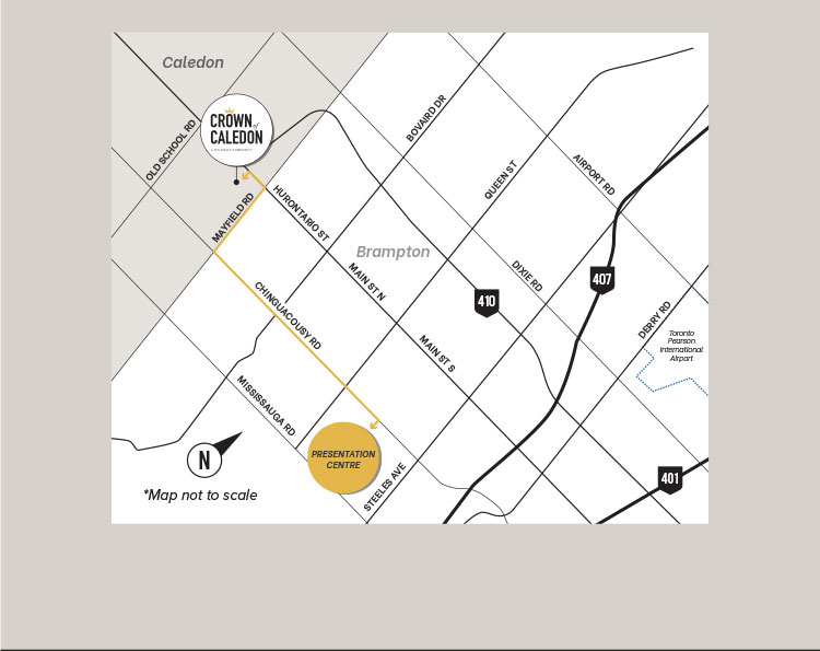 Crown of Caledon — site map