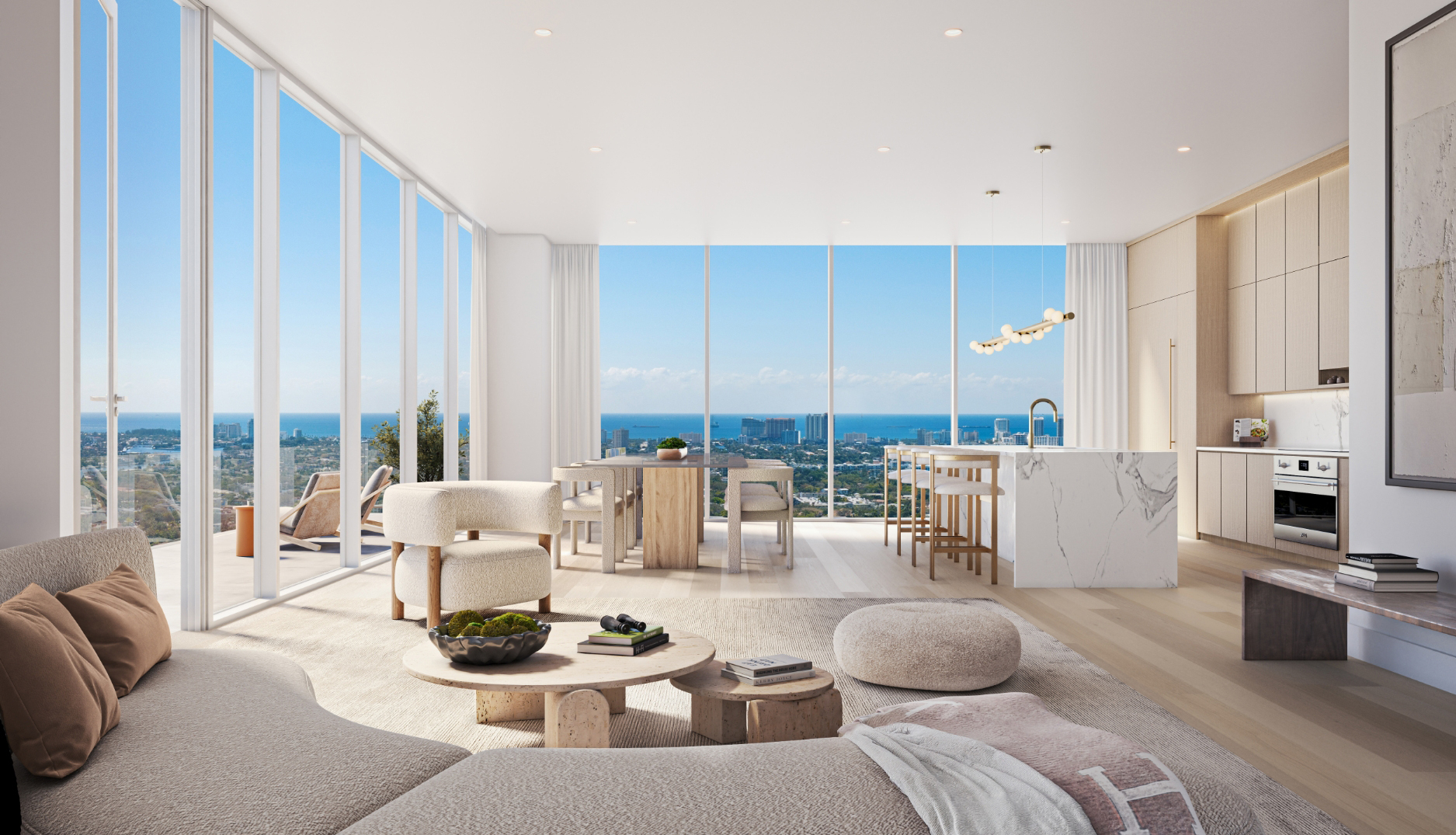 Ombelle Ft Lauderdale — interior rendering