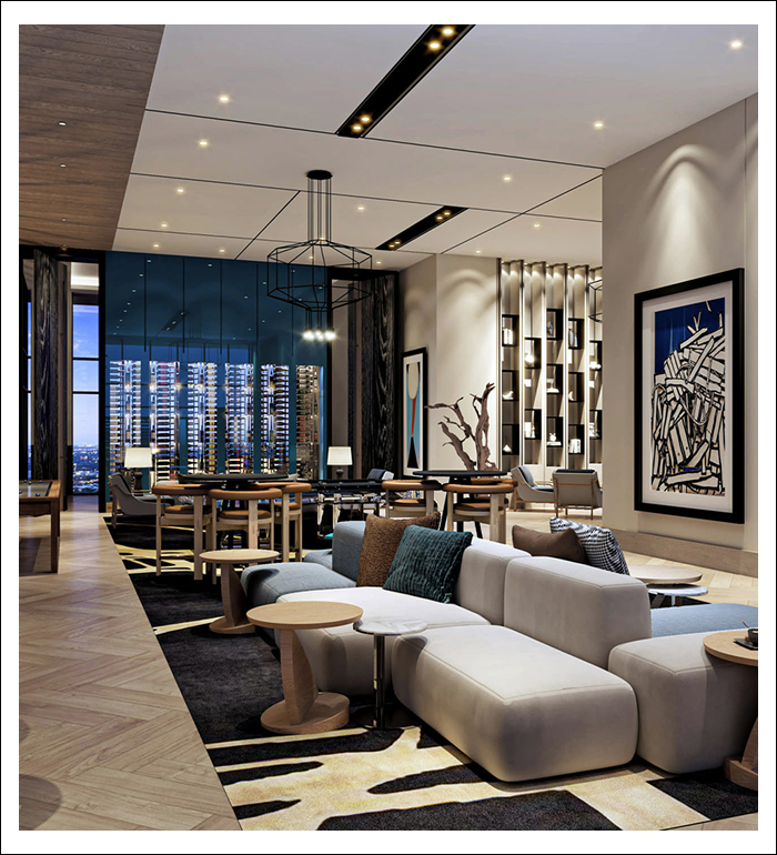 ONE TAMPA Tampa, FL — interior rendering