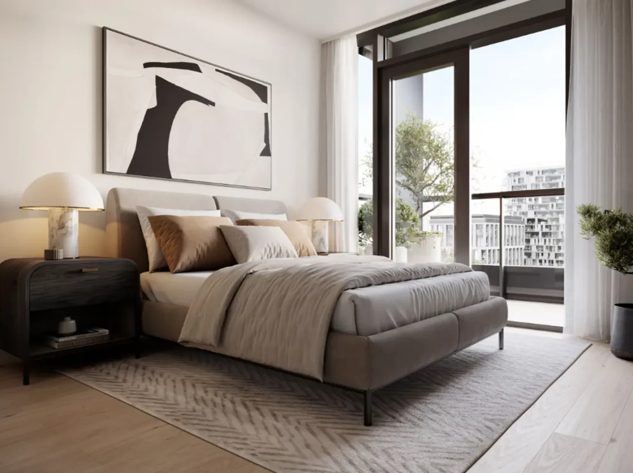 Addison Residences — interior rendering