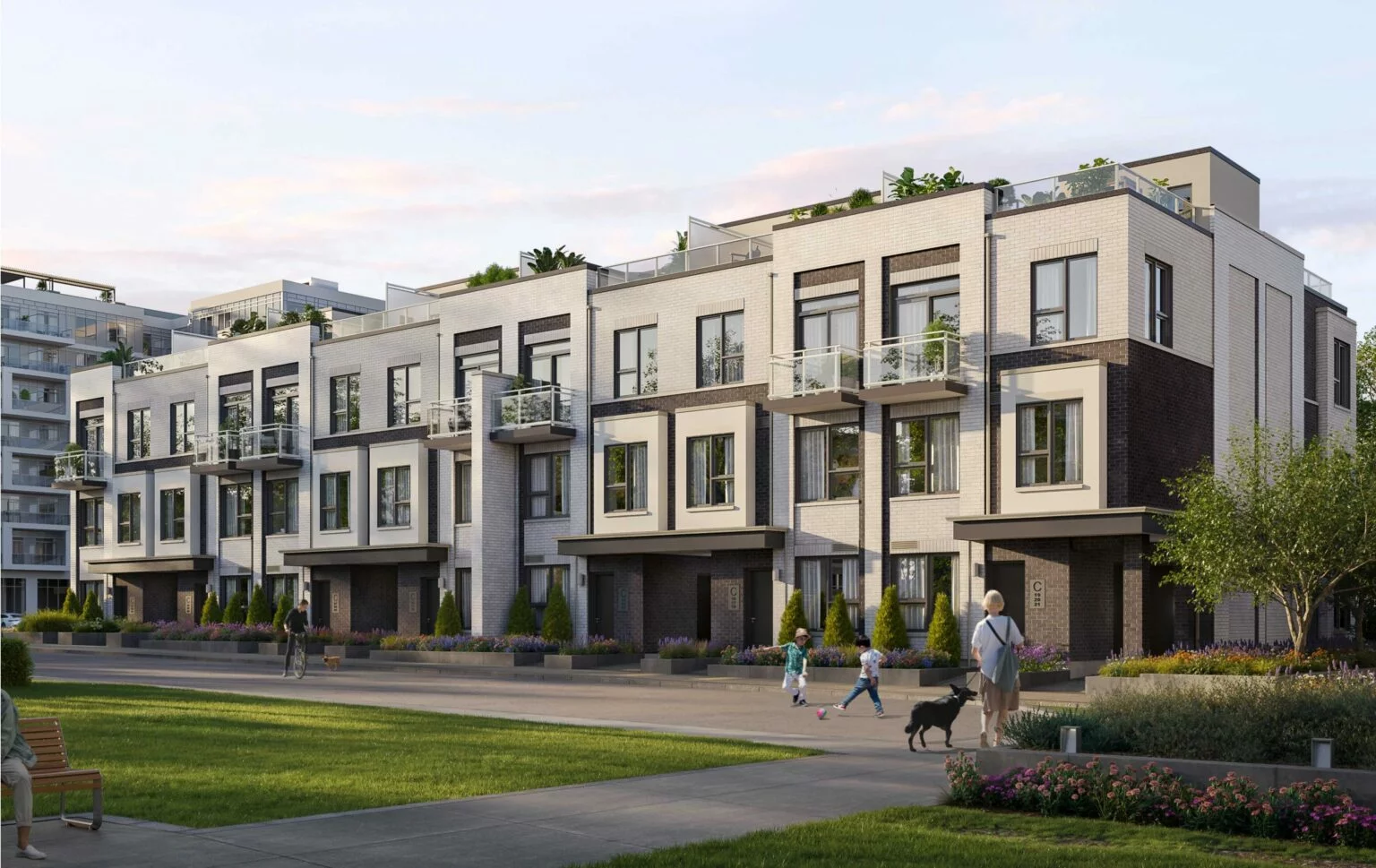 The Fields Estates — exterior rendering