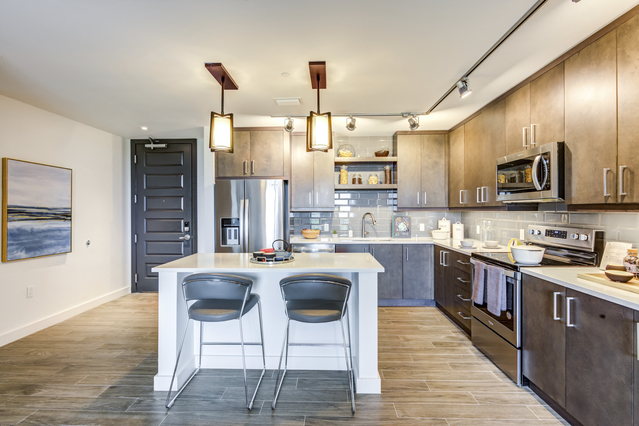 The Residences at Thesis — interior rendering