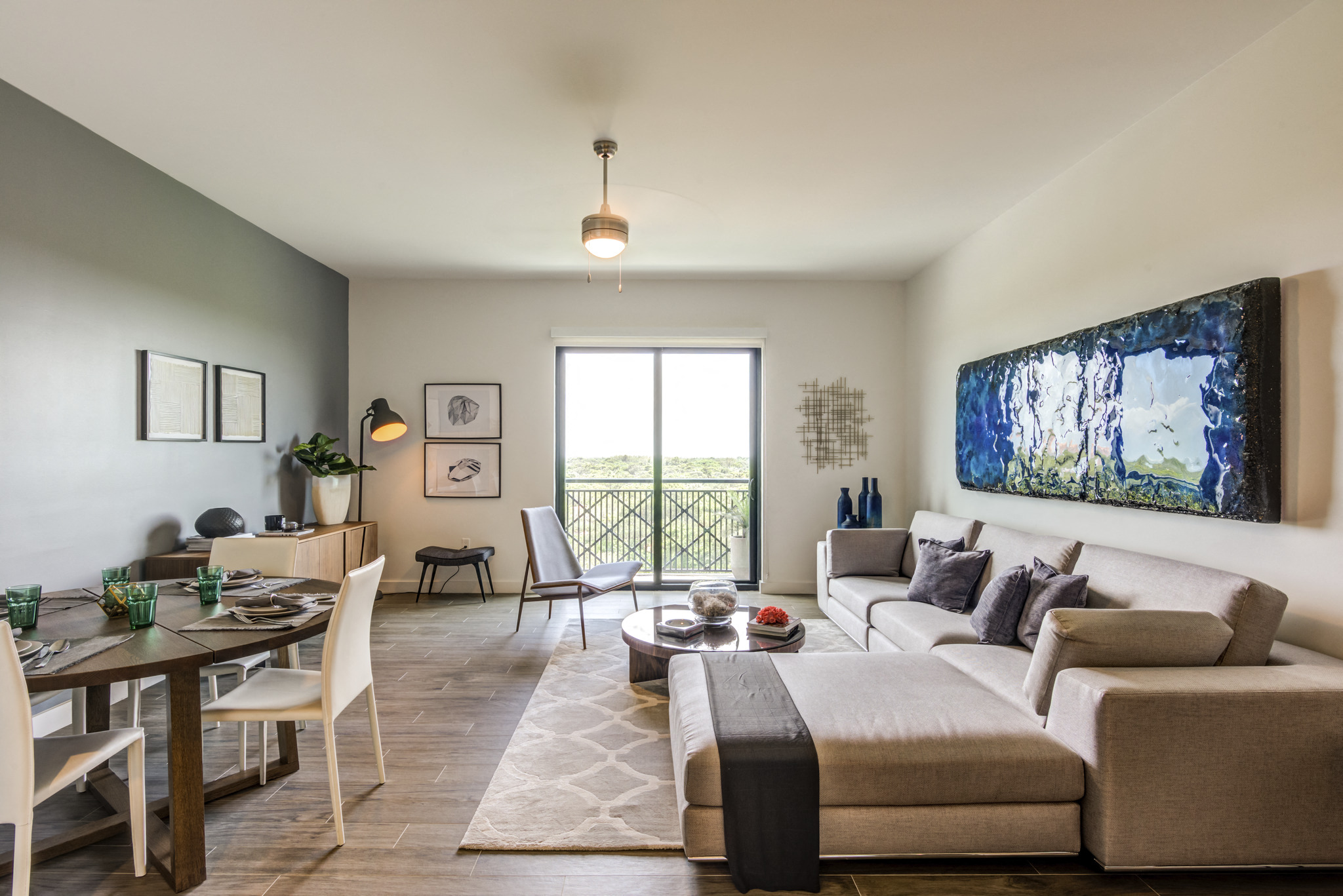 The Residences at Thesis — interior rendering