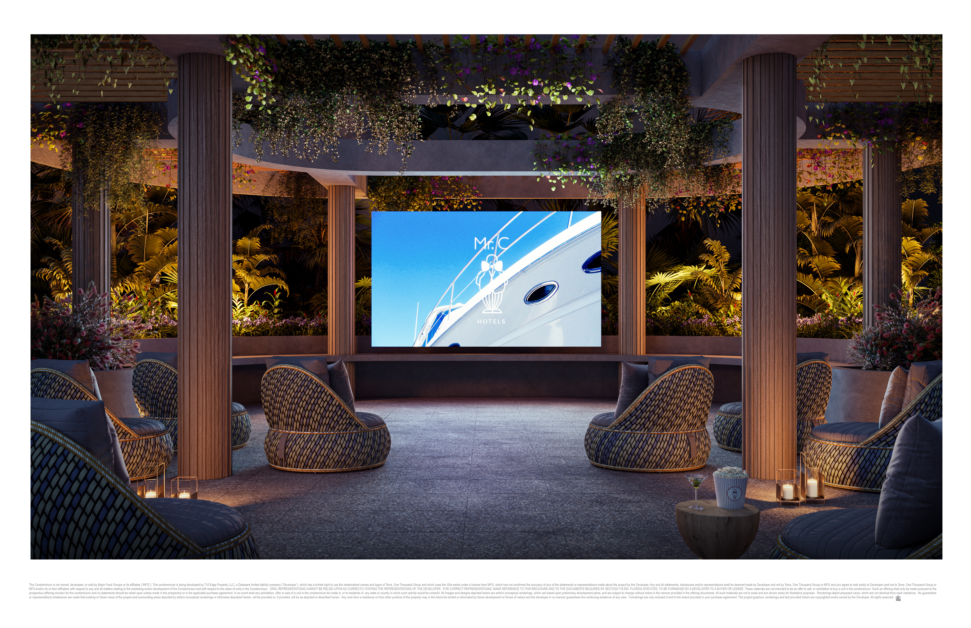Mr. C Residences West Palm Beach — interior rendering