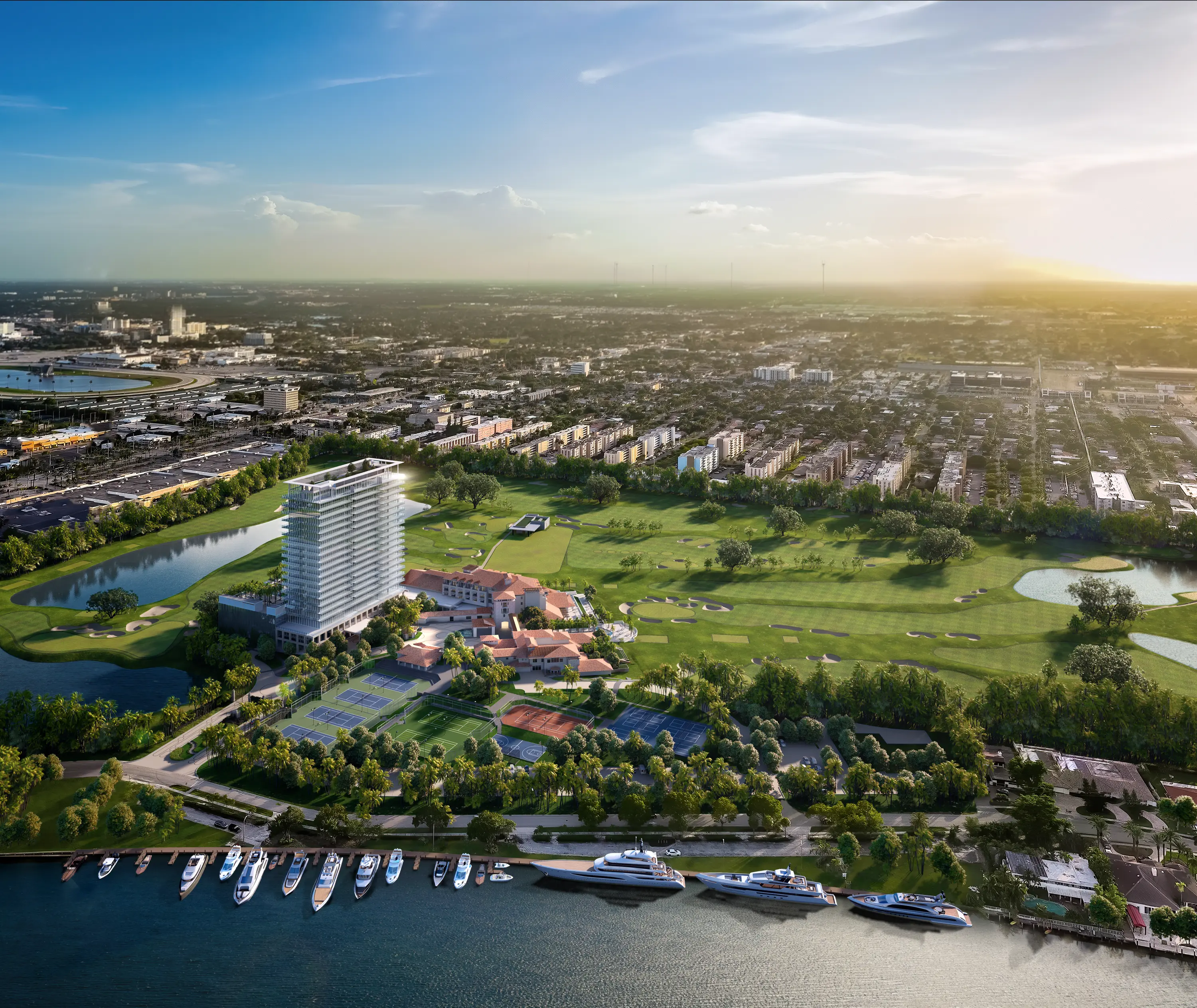 Shell Bay Residences — aerial rendering