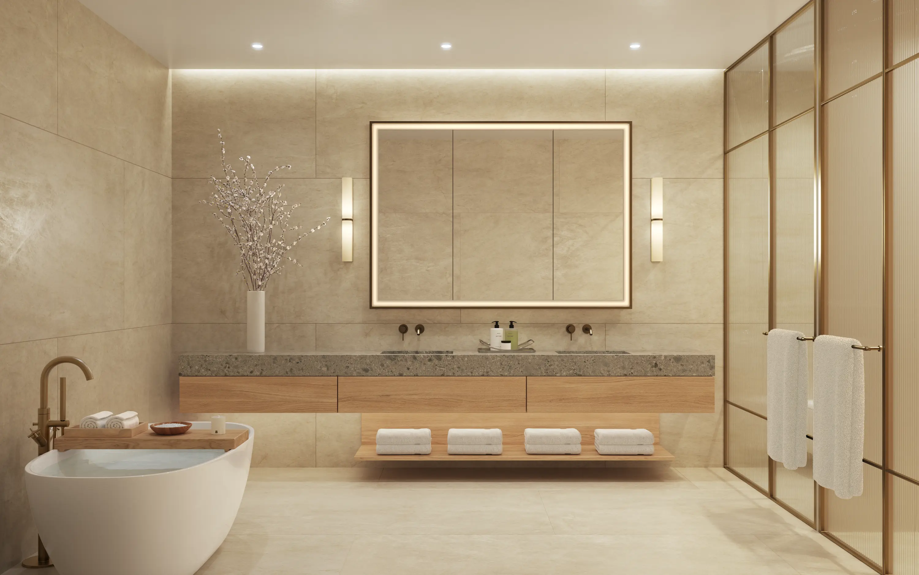 Shell Bay Residences — interior rendering