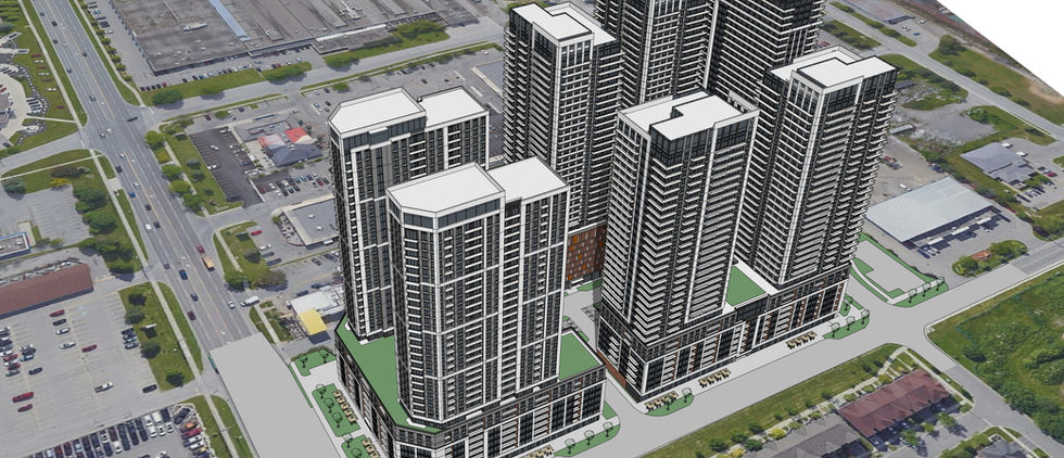 The Rose Hills — aerial rendering