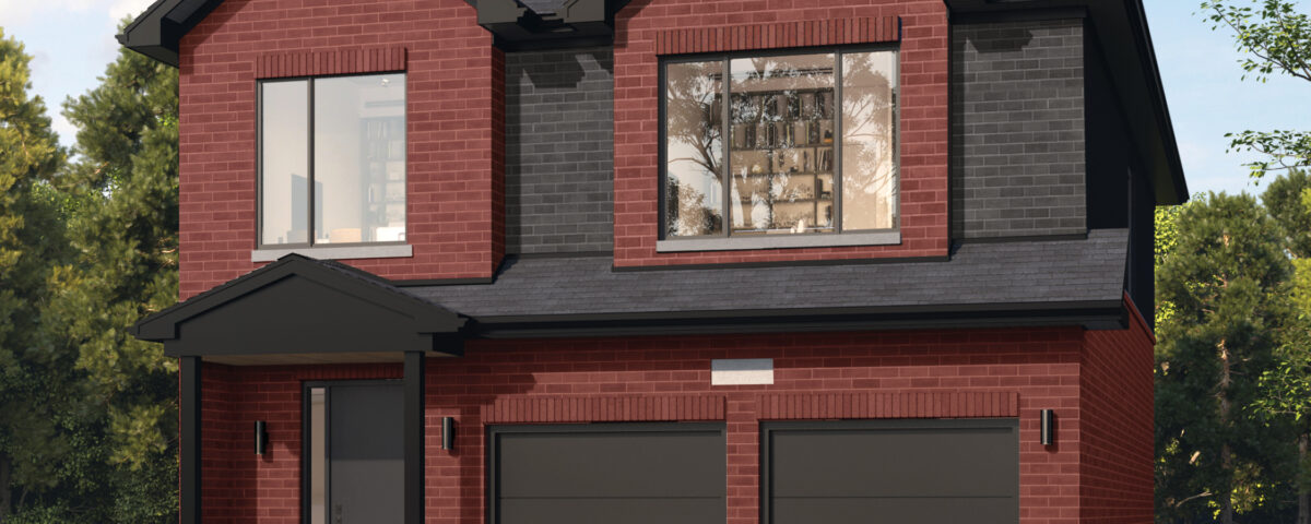 The Attersley All Brick Collection — exterior rendering