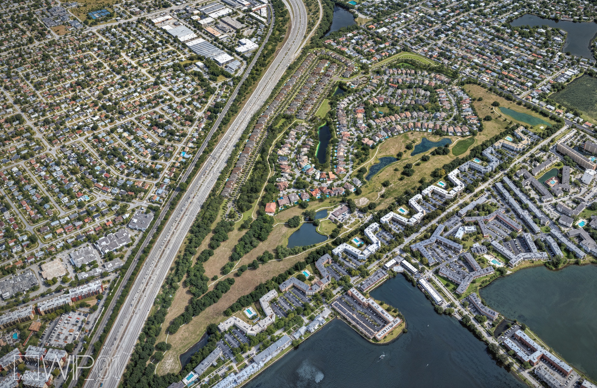 Greenview at Presidential Estates — aerial rendering
