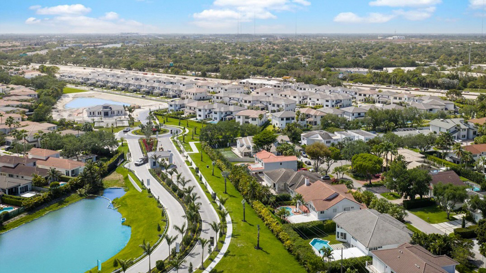 Greenview at Presidential Estates — aerial rendering