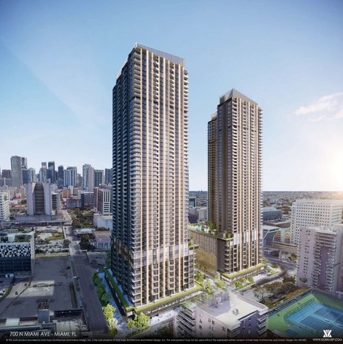 The West Hollywood EDITION Hotel & Residences — exterior rendering