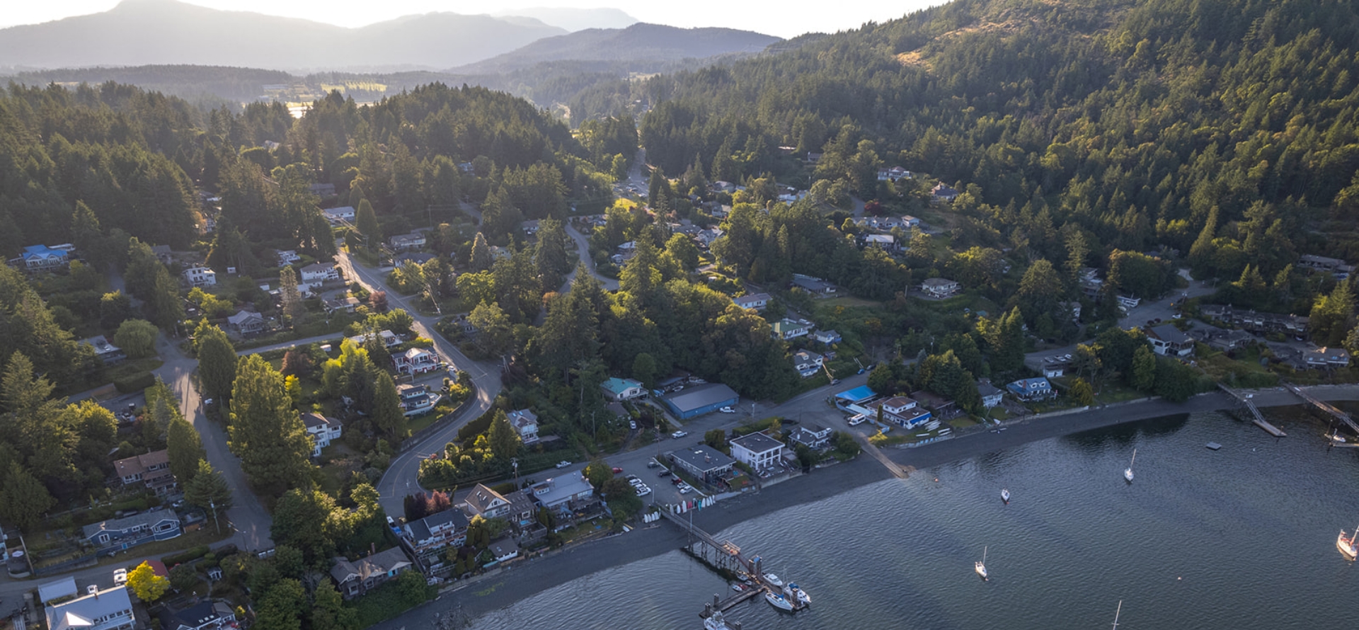 Kingsview at Maple Bay — aerial rendering