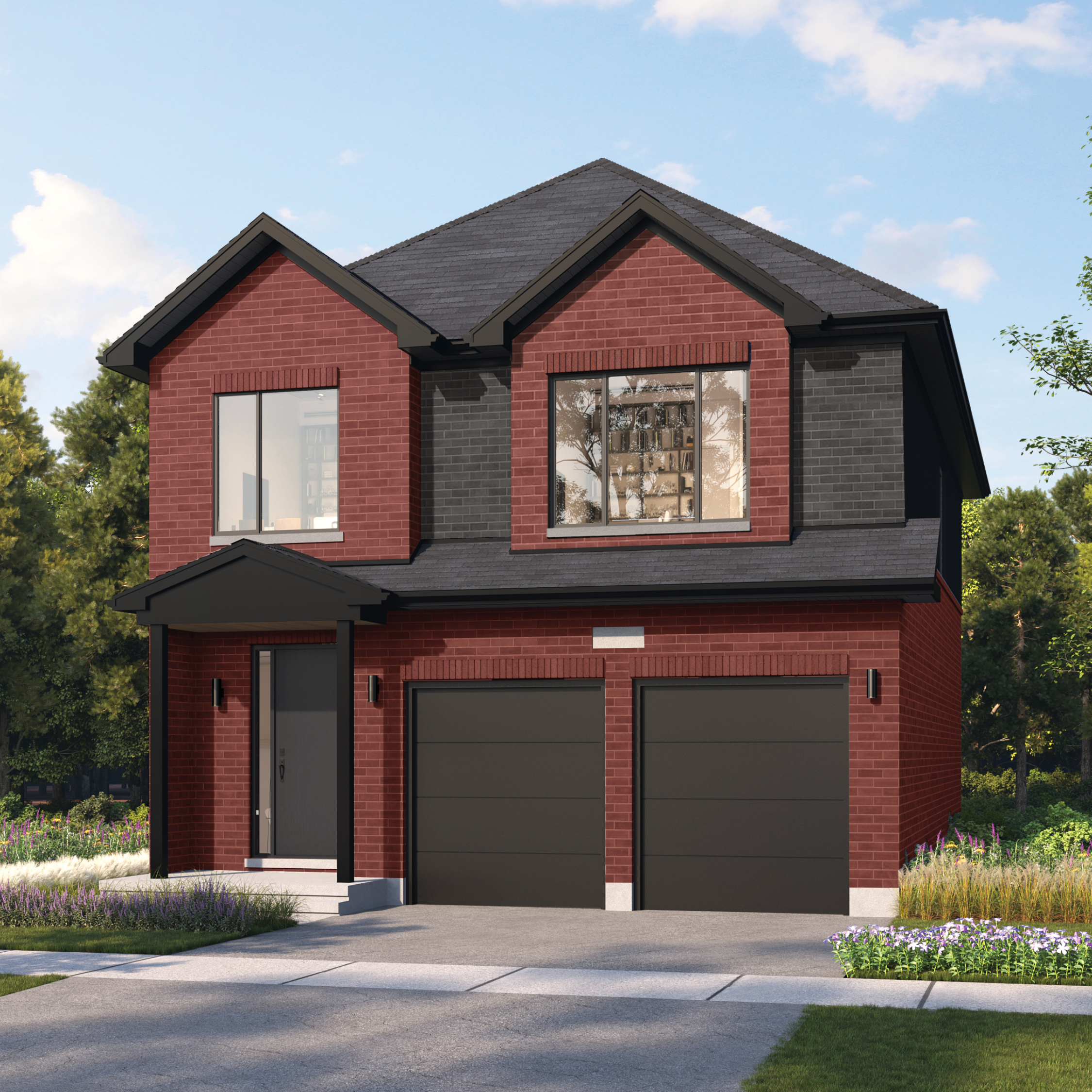 Introducing the All-Brick Collection at The Attersley — exterior rendering