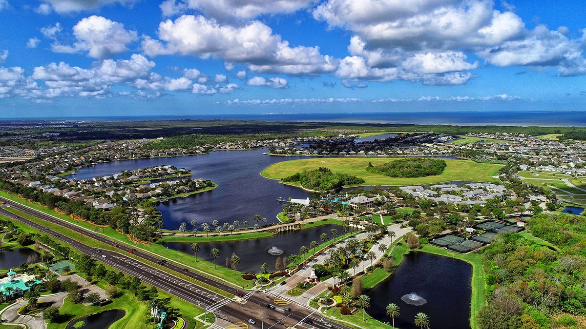 Marisol Pointe at MiraBay — aerial rendering