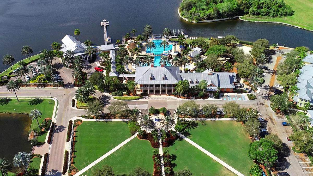 Marisol Pointe at MiraBay — aerial rendering