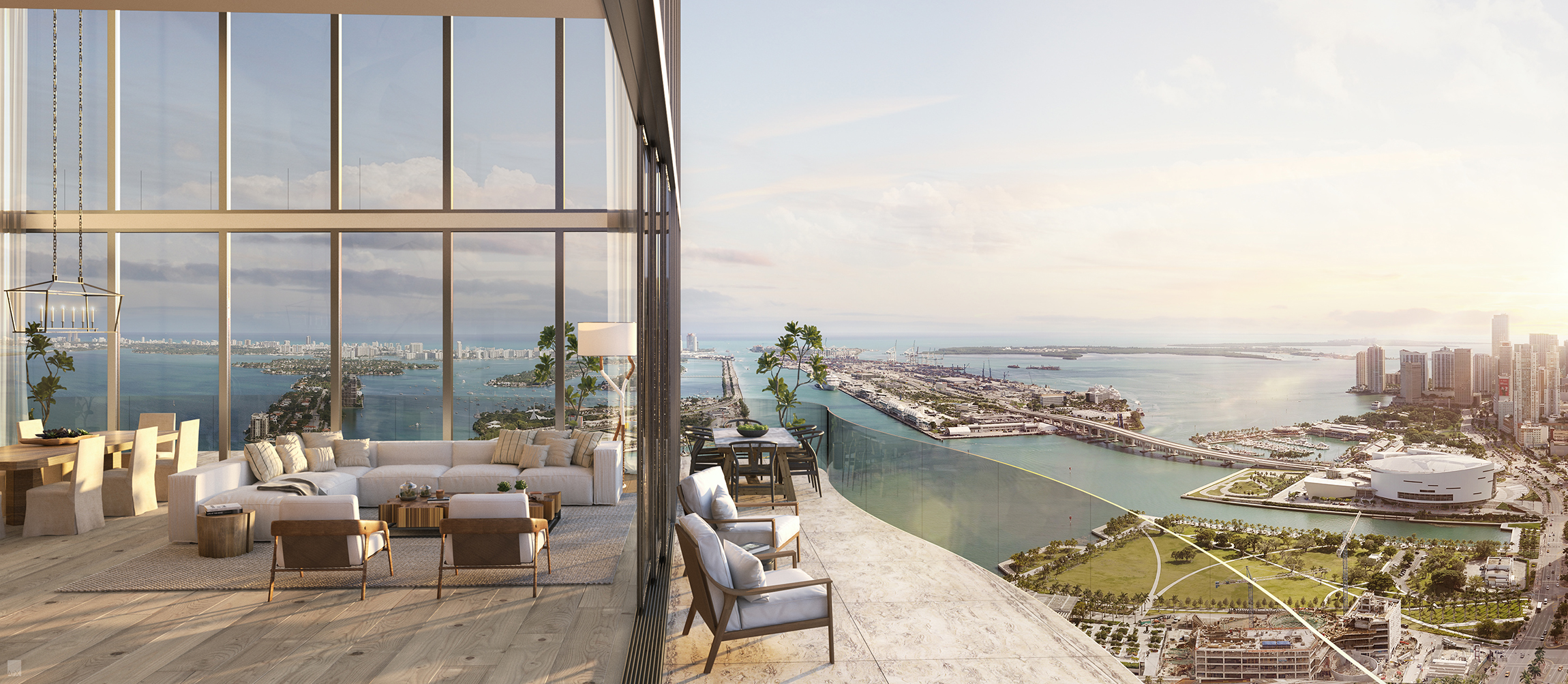 Casa Bella by B&B Italia — interior rendering